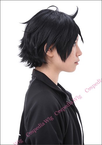 Amazon.co.jp: ハイキュー!! 山口 忠 風 ウィッグ キャラウィッグ 美容