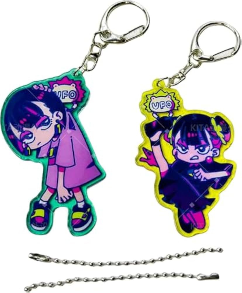 Amazon.co.jp: [紺色] ずっと真夜中でいいのに キーホルダー 2個セット