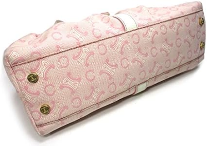 Amazon | セリーヌ ハンドバッグ リリーライン マカダム柄 ピンク