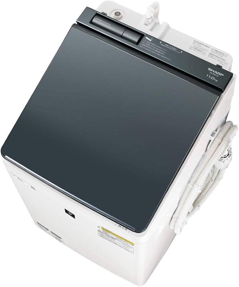 Amazon.co.jp: シャープ SHARP 洗濯機 洗濯乾燥機 ES-PW11E-S ガラス