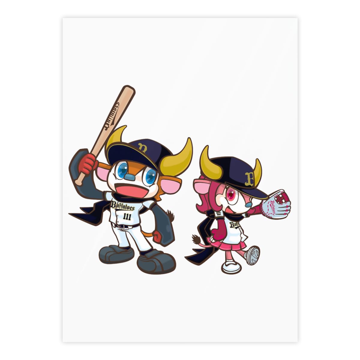 Amazon.co.jp: オリックス・バファローズ クリスタルステッカー 防水