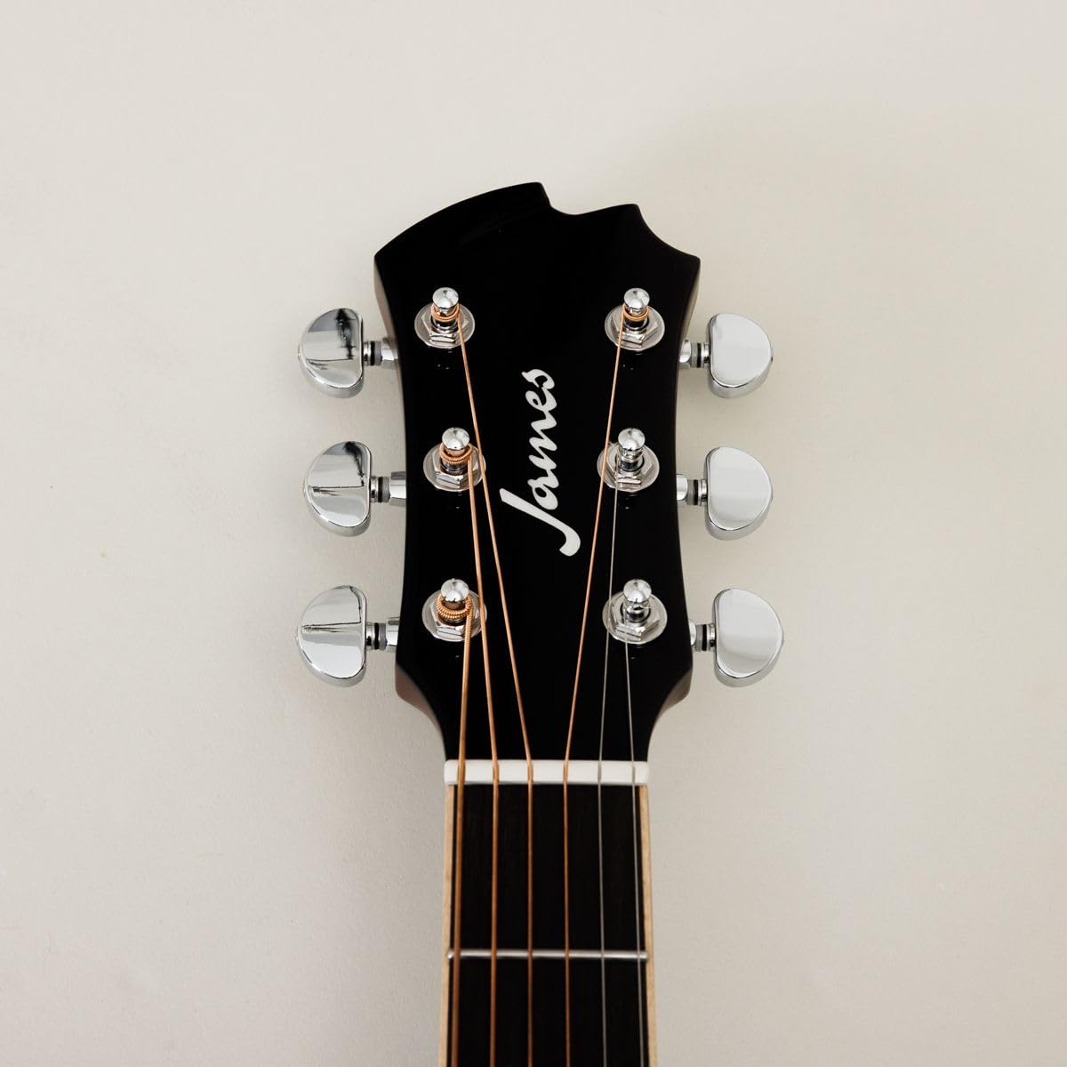 Amazon | James J-500S BLK エレアコ アジャスタブルサドル搭載 簡単弦