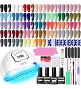 Amazon | JODSONE 32色 鮮やかで高光沢のジェルネイルポリッシュキット