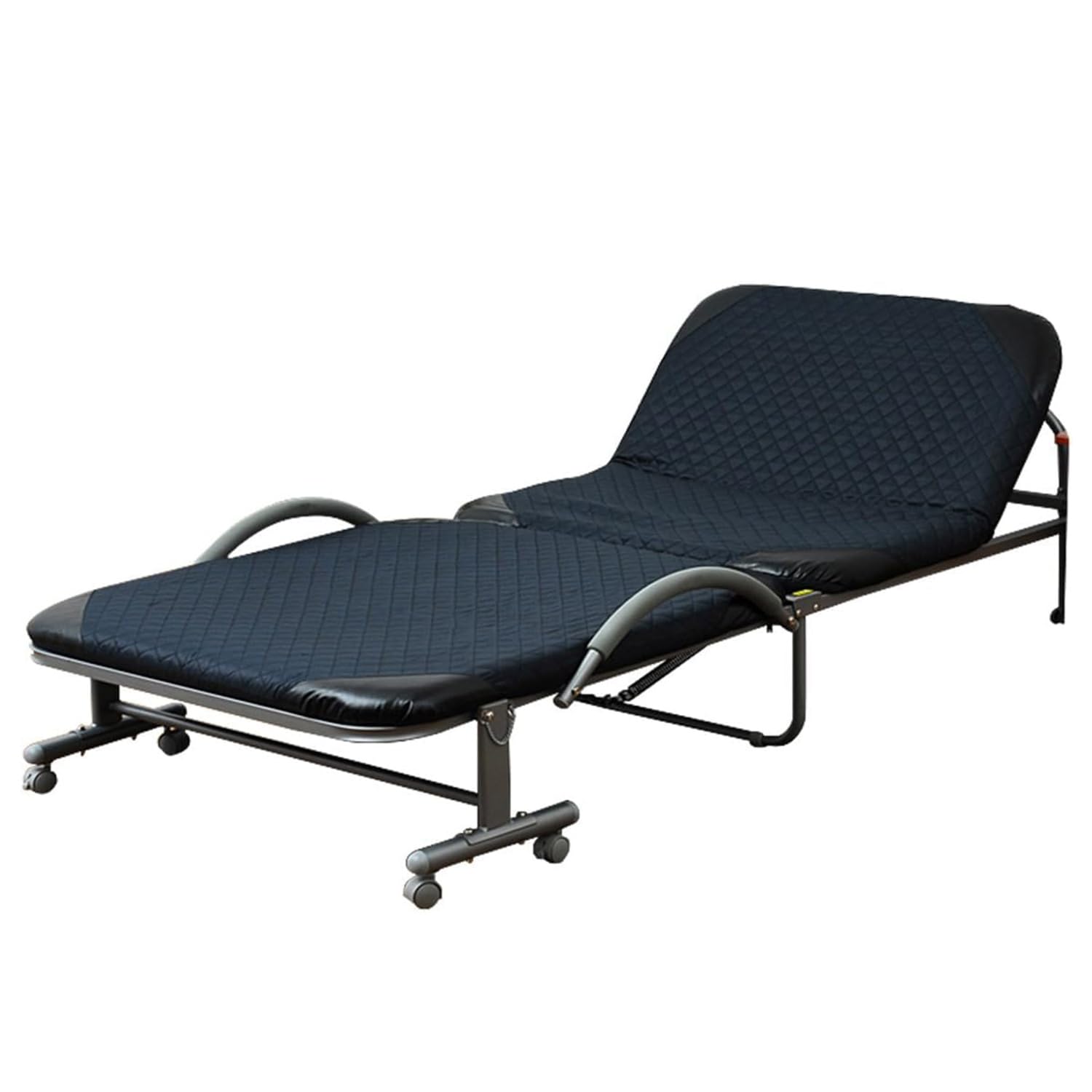 Amazon｜[山善] 折りたたみベッド シングル リクライニング 取っ手付き