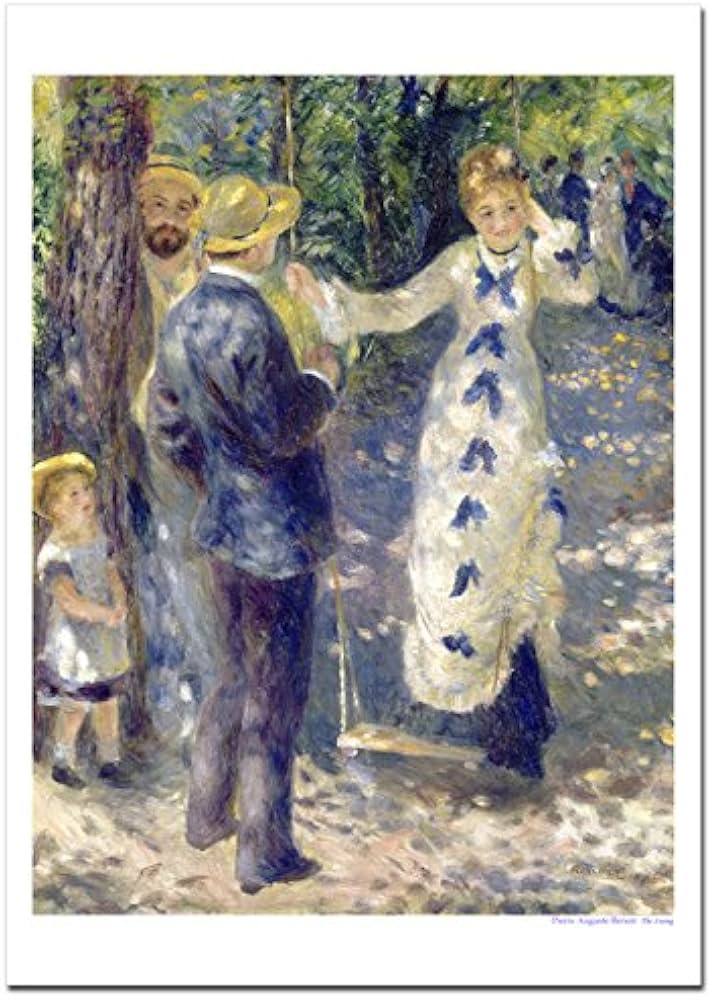 Amazon.co.jp: 世界の名画 ルノワール ブランコ ジークレー技法高級