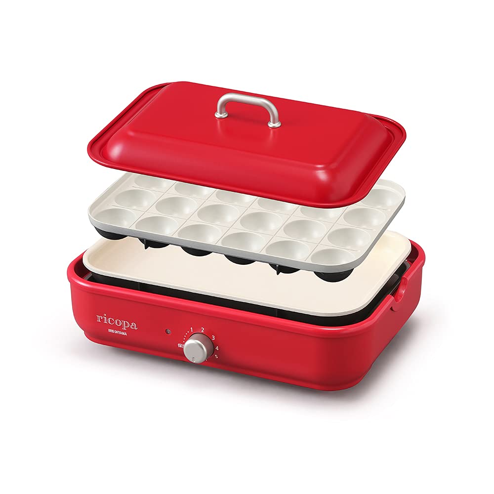 Amazon | アイリスオーヤマ コンパクトホットプレート ricopa 2way