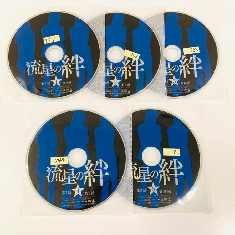 Amazon.co.jp: 流星の絆 全5巻 レンタル DVD 二宮和也 錦戸亮 戸田