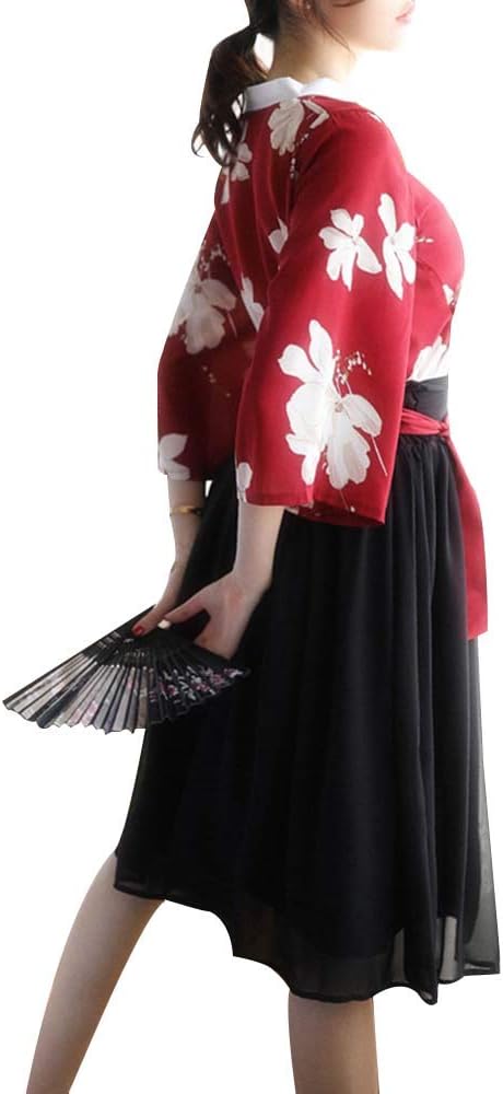 Amazon.co.jp: [HONGFU] レディース 中国風 着物 コスプレ衣装 蘭の花
