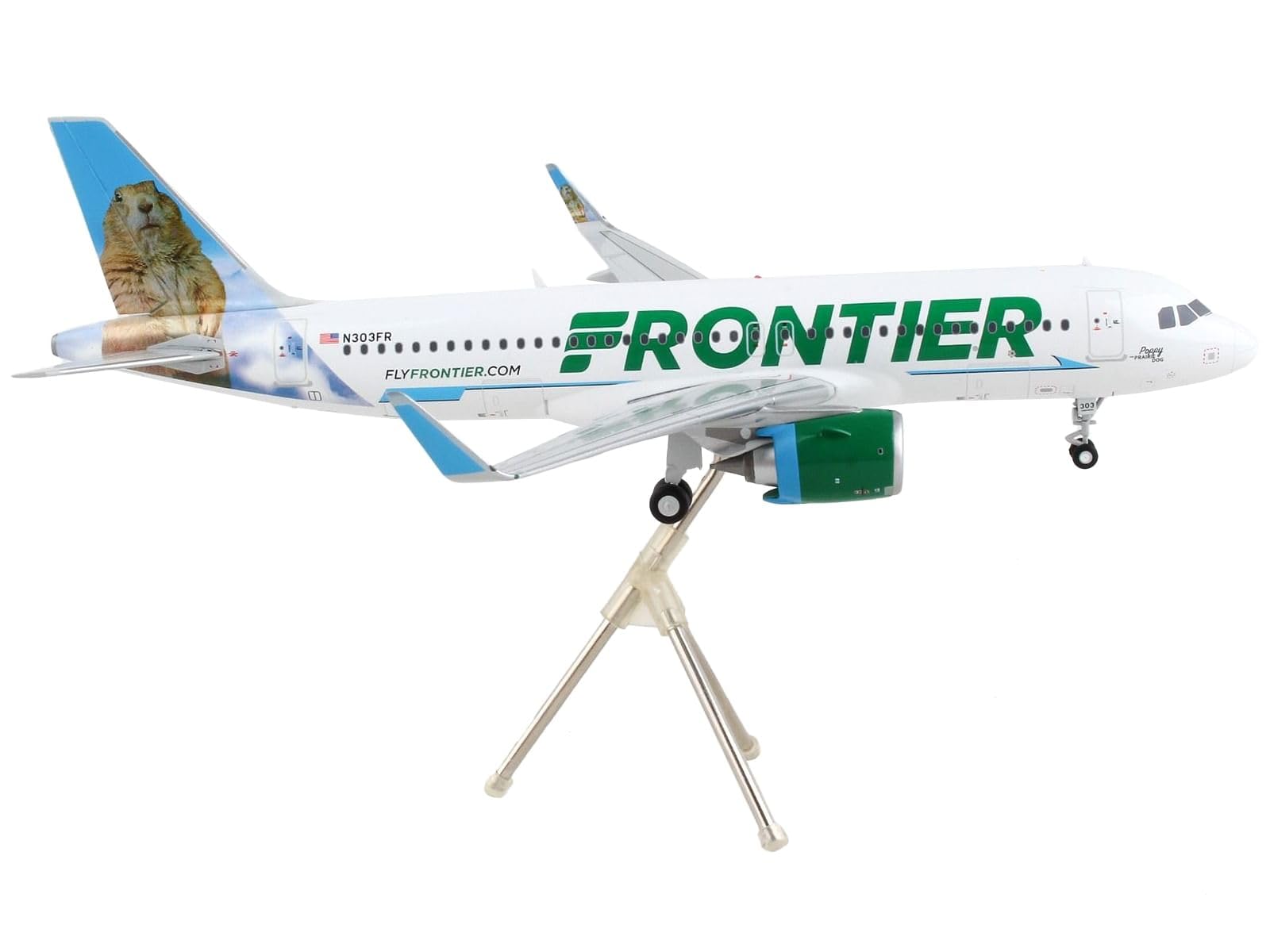 Gemini200 1/200 A320neo Frontier Airlines Poppy the Prairie Dog
