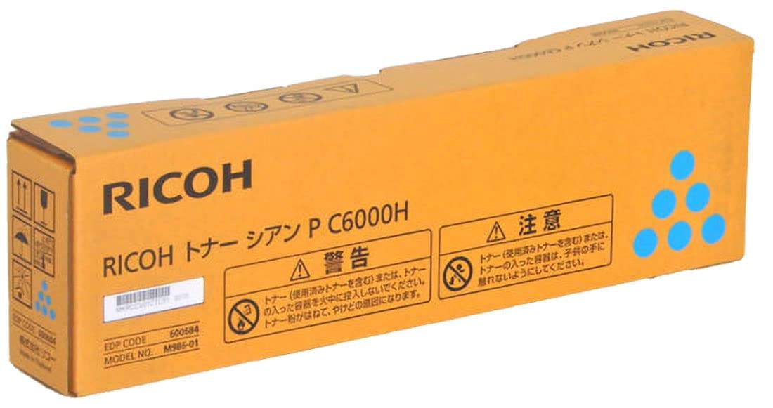 Amazon.co.jp: 600684 ［RICOH トナー シアン P C6000H］ : パソコン