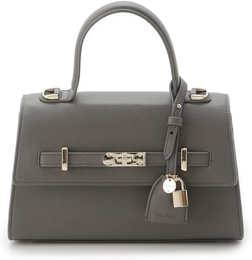 Amazon | [セルフォード] ビジューツイストバックルハンドバッグ