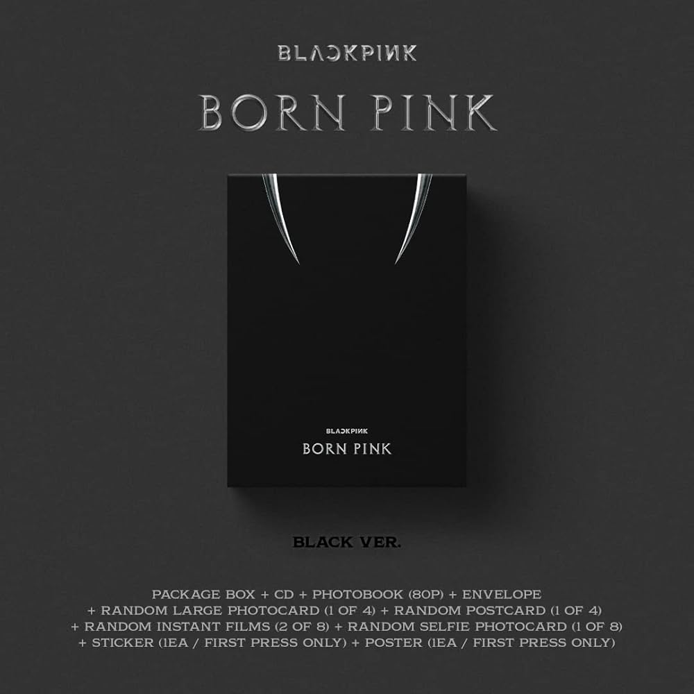 BLACKPINK - BORN PINK[Standard CD Boxset – Version B / BLACK