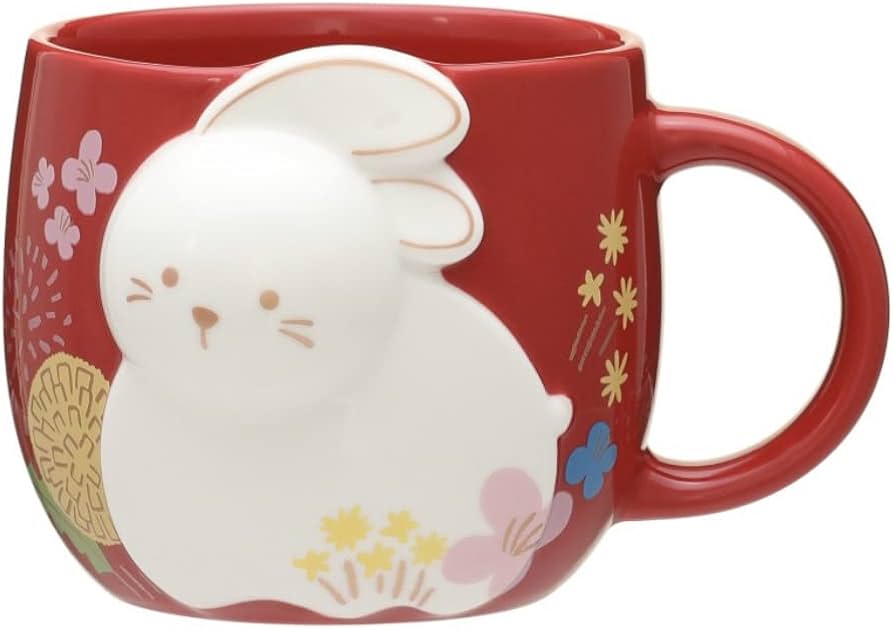 Amazon.co.jp: スターバックス 卯年 マグカップ うさぎ スタバ 新年