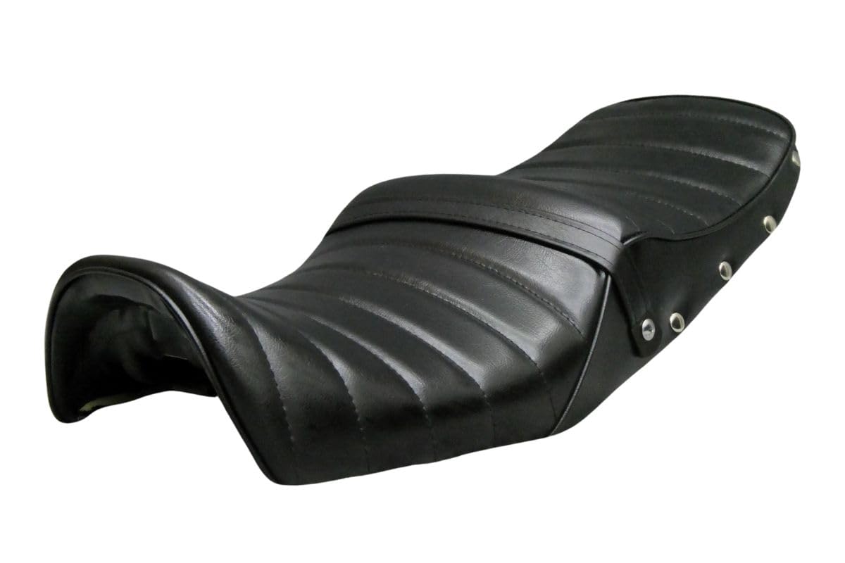 Amazon | XJR400 前期 タックロールシート (黒 レザー 鋲打ち