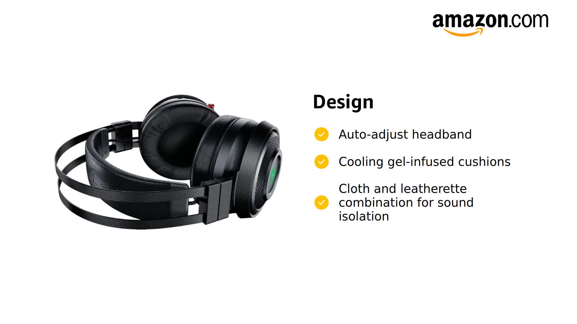 Amazon.com: Razer Nari Ultimate Wireless 7.1 Surround Sound Gaming