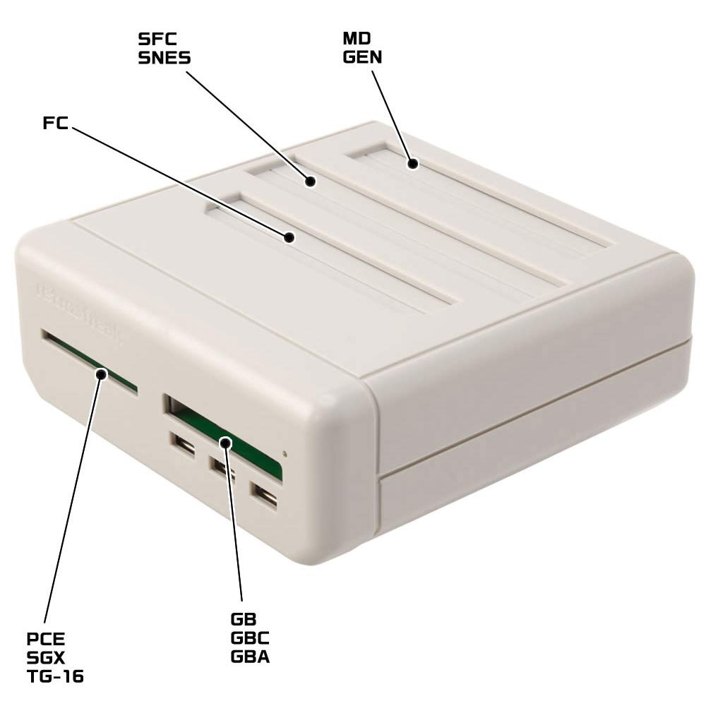 Amazon.co.jp: レトロフリーク用 11機種対応カートリッジアダプター