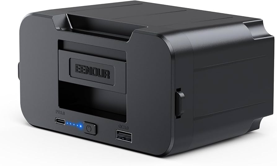 Amazon.co.jp: EENOUR 車載冷蔵庫用バッテリー DB01 大容量 15600mAh