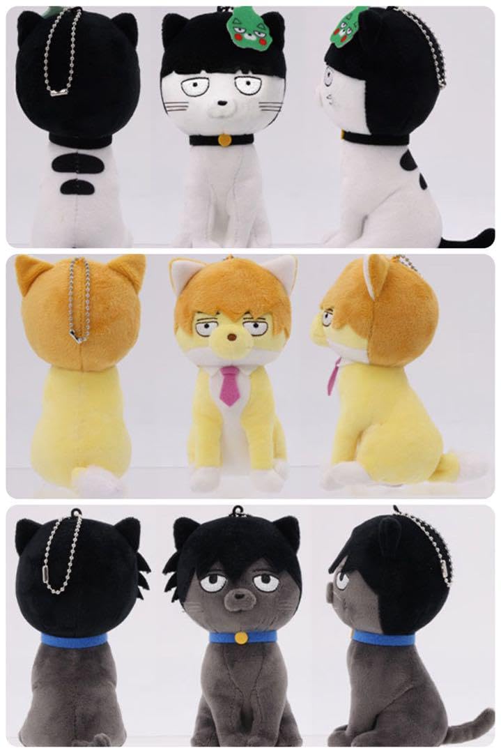 Amazon.co.jp: モブサイコ100 どうぶつフォーゼ ぬいぐるみ モブ 霊幻