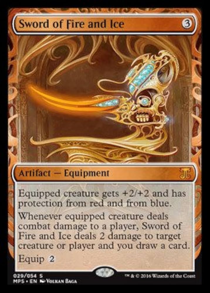 MTG】火と氷の剣 4枚セット 日本語版 マジックザギャザリン 火と氷の剣