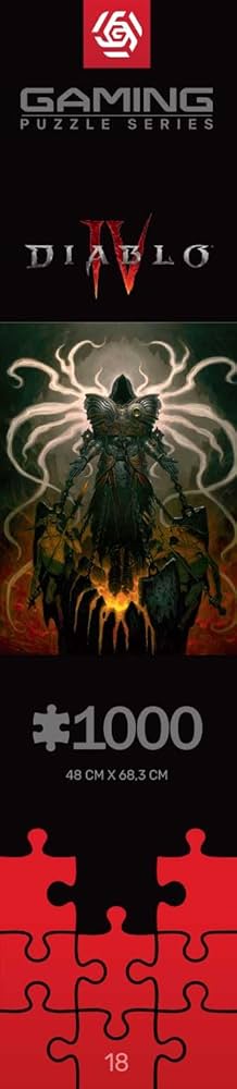 Amazon.com: Diablo IV Inarius Gaming Jigsaw Puzzle, 1000 Piece
