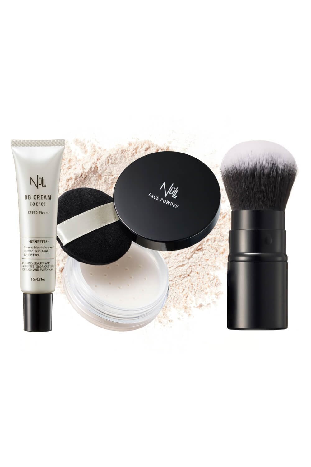 Amazon.co.jp: NULL BBクリーム オークル 3点セット(BB+フェイス