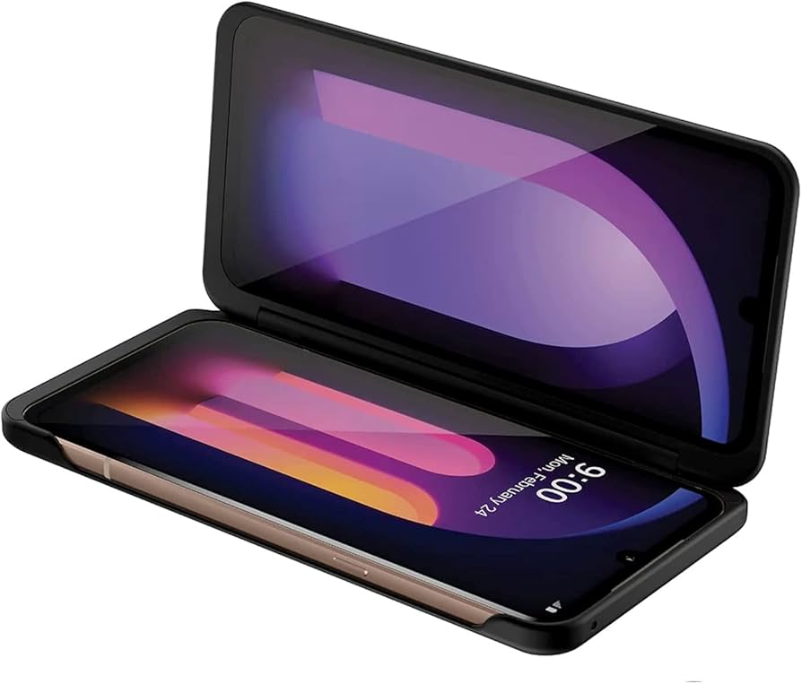 Amazon.com: Dual Screen Case for LG V60 ThinQ 5G - Black (LM-V605N