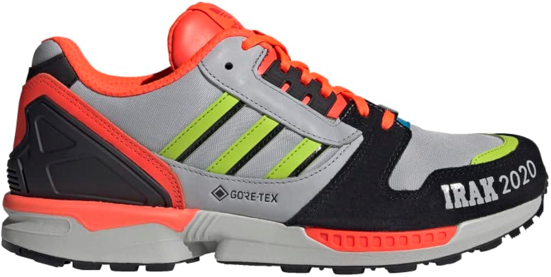 adidas ZX 8000 Irak Scarpe Uomo, Chiaro Onix/Semi Solare Slime/Re