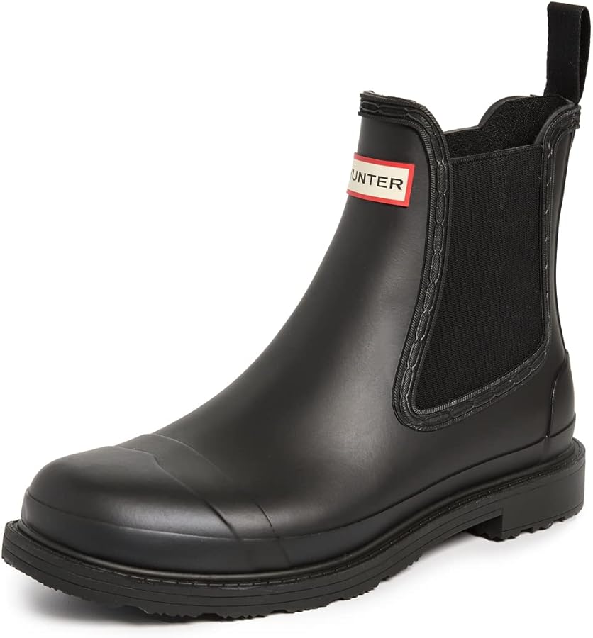 Amazon.com: HUNTER(ハンター) Men's Rain Boot, Black, 25.0 cm 2A