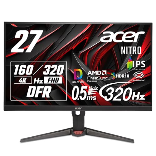 Amazon.co.jp: Acer 27インチ 可変リフレッシュレート 0.5ms 320Hz(FHD