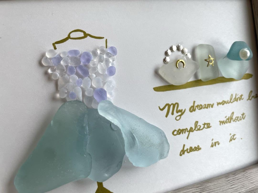 Amazon.co.jp: シーグラスアート No.144『プリンセスのドレス』3