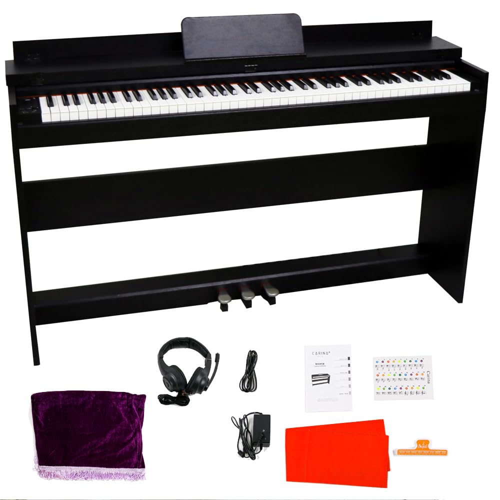 Amazon | Carina 電子ピアノ 88鍵盤 キーボード ハンマーアクション