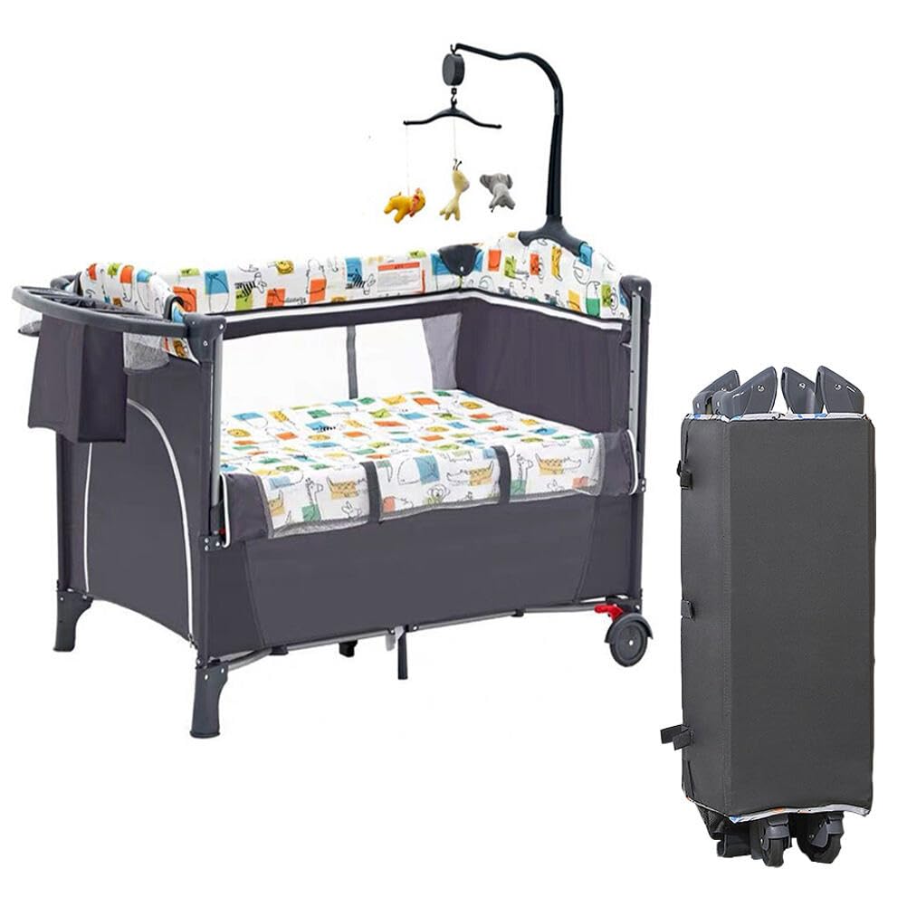 Amazon.co.jp: Brotish ミニ ベビーベッド 折りたたみ 幼児用ベッド