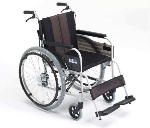 ミキ 車椅子 エムワンシリーズ（M-1 series） MPN-43JD HG ブルー 座幅