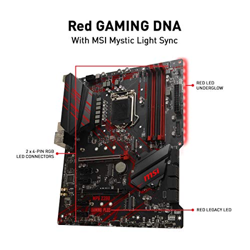 MSI MPG Z390 Gaming Plus ATX Motherboard for LGA 1151 (Intel 8th
