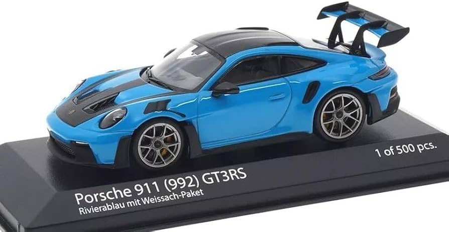 Amazon | ミニチャンプス 1/43 ミニカー 911 (992) GT3 RS 2023 ブルー
