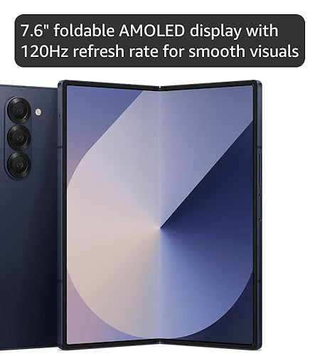 Amazon.com: Samsung Galaxy Z Fold 6 5G US Version, 512GB, Navy