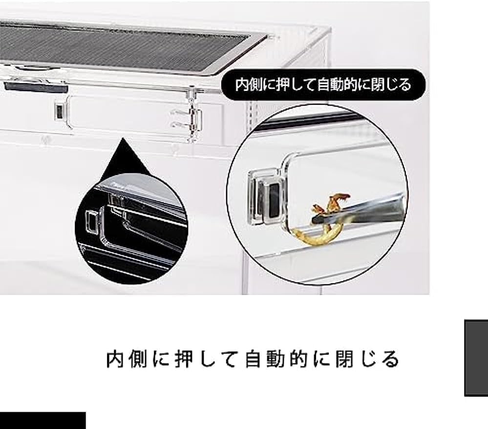 Amazon | 爬虫類ケージ 飼育容器、トカゲ ケージ、20cm/30cm/40cm/50cm