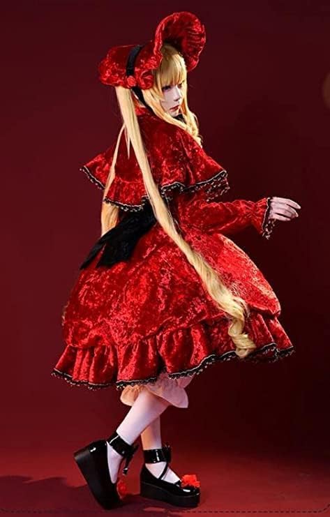 Amazon.co.jp: ローゼンメイデン 真紅 コスプレ 衣装 ドレス/(ウィッグ