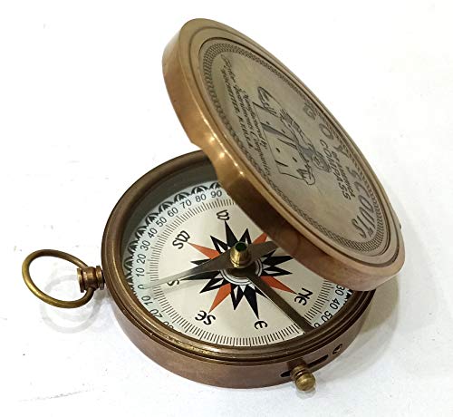 Amazon.co.jp: アメリカンコンパス アンティーク ヴィンテージ 真鍮