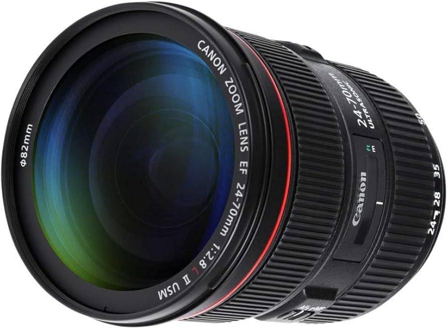 EF 24-70/2.8 L USM Wide Angle Telephoto Zoom Lens (77mm) : Amazon