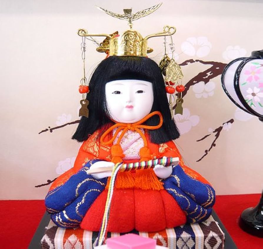 Amazon | 雛人形 木目込人形 フルセット 十五人 丈夫な ガラスケース