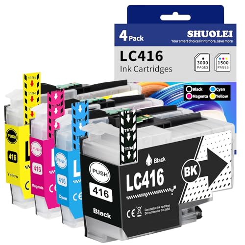 Amazon.co.jp: 4色 LC416 最新IC残量表示インクカートリッジ 互換