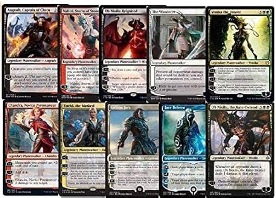 Amazon.com: 10 MTG Assorted Planeswalkers : Toys & Games