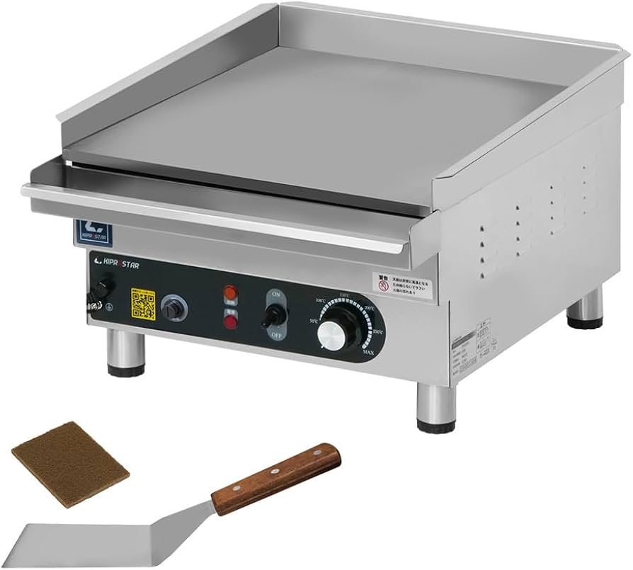 Amazon | 業務用 電気グリドル 卓上 鉄板焼き器 グリル PRO-KEG400