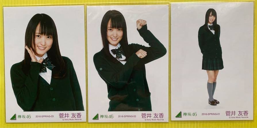 Amazon.co.jp: 欅坂46 菅井友香 初期制服 生写真 コンプ 櫻坂46 : おもちゃ