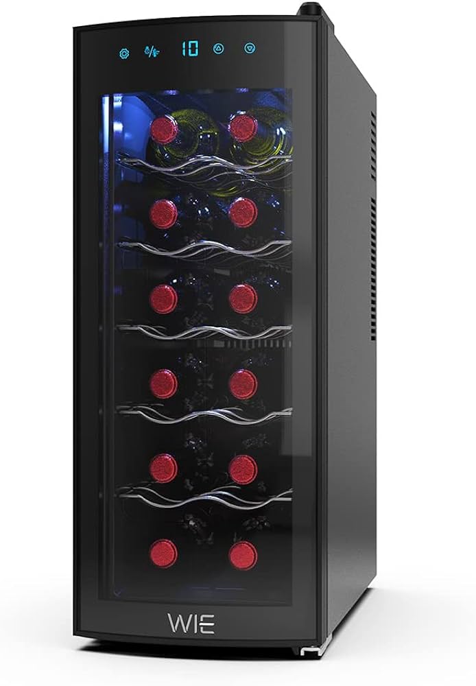 Amazon.co.jp: WIE ワインセラー 12本収納 省エネ エコ 振動抑制 恒温