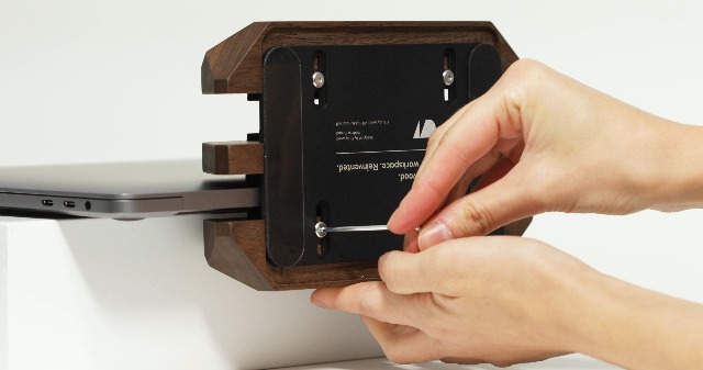 Amazon.com: Oakywood Dual Laptop Dock, Vertical Laptop Stand Wood