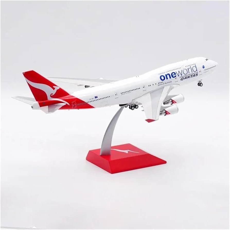 Amazon.co.jp: 航空機 カンタス航空 B747-400 VH-OEF 合金旅客機モデル