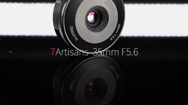 七工匠 7Artisans フルサイズ 35mm F5.6 ブラック ほぼ新品 新品)七