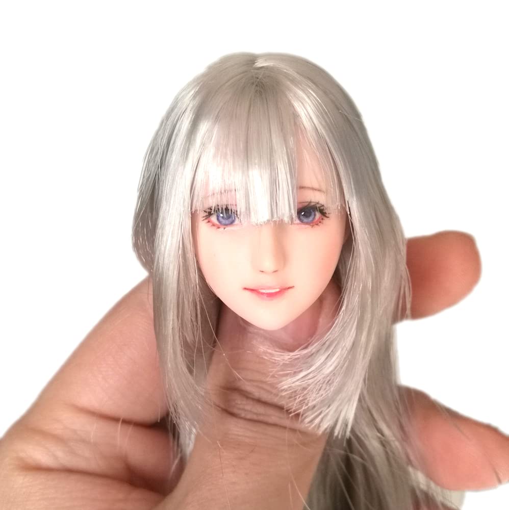 Amazon | LULU SHOP 1/6 フィギュア ドール 用 ヘッド 植毛タイプ